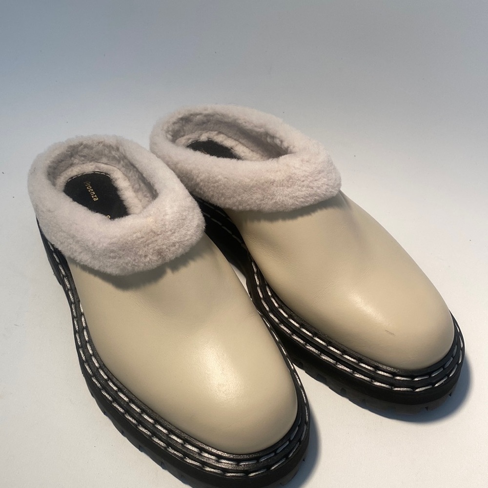 PROENZA SCHOULER
Shearling-lined leather mules